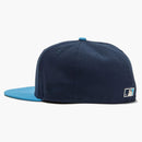 New era x has club exclusive beer pack milwaukee brewers 25th anniversary patch 1994 59fifty fitted has navy/light blue