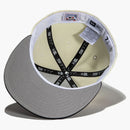 New era x has club exclusive cleveland indian jacobs field patch 59fifty fitted has white/navy