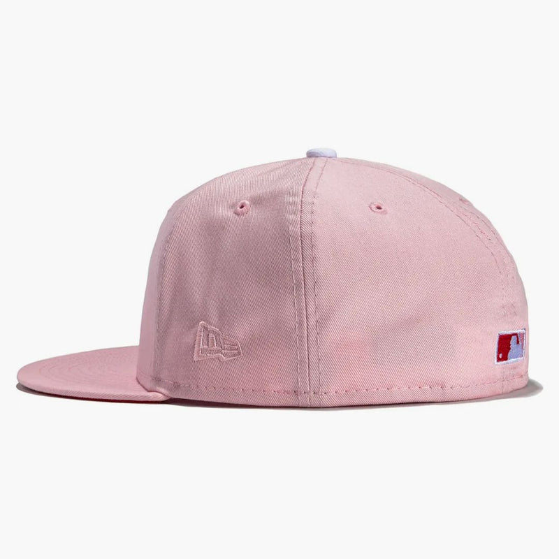 Nová éra x má klub San Diego Padres 40. výročí Patch P Strawberry Jam 59Fifty Fitted má růžovou