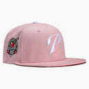 New Era X ha il club San Diego Padres 40th Anniversary Patch P Strawberry Jam 59Fifty aderente ha rosa