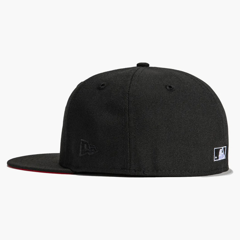 New era X has Club Toronto Blue Jays 1993 World Series Patch Red UV 59fifty Fitted Hat Black