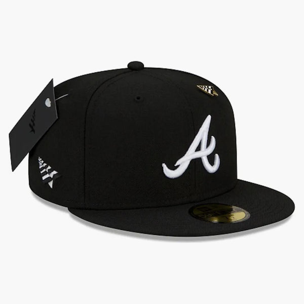 New era X Paper Planes Atlanta Braves 59fifty Fitted Has Black