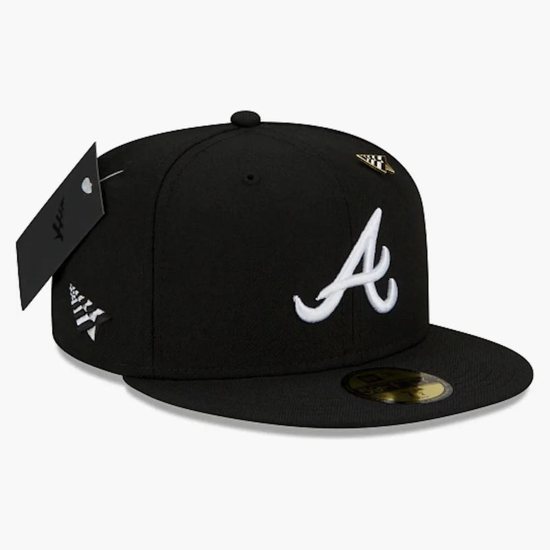 New Era X Paper Planes Atlanta Braves 59fifty Fitted Hat Black