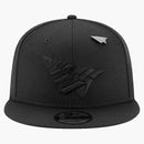 New era x paper planes blackout crown 9fifty snapback has black