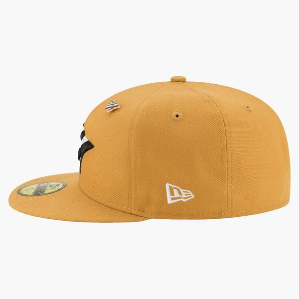 New era X Paper Planes Fitted has Panama Tan