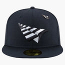 New era X Paper Planes Fitted has Sapphire