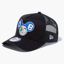 New era X Takashi Murakami A-Frame Trucker Dob 9 Forforty Hat Black