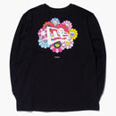 New Era x Takashi Murakami Flower Flag Relaxed fit l/s te svart