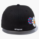 New era X Takashi Murakami Flower Allover 59fifty Fitted Has Black Rainbow