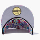 New era X Takashi Murakami Flower Allover Print 59fifty Fitted has White Rainbow