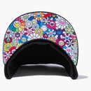 New era X Takashi Murakami Flower Flag 59fifty Fitted Has Black Rainbow