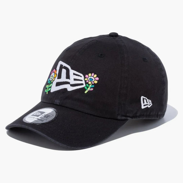 New Era X Takashi Murakami Flower Flag Casual Classic Hat Black