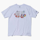 New era x takashi murakami kaikai kiki relaxed fit s/s tea white white