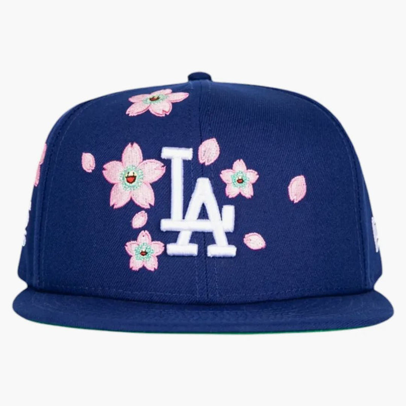 Nová éra x Takashi Murakami X MLB World Tour Tokio Series 2025 Nová éra 59fifty Dodgers Falted má modrou