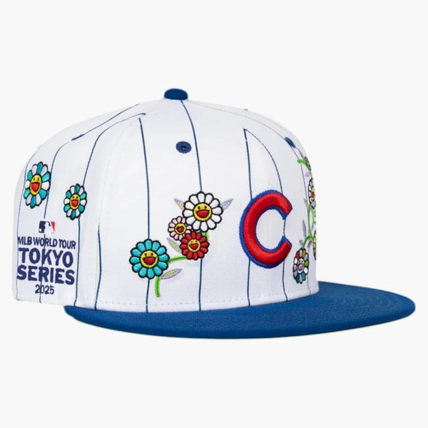 New Era X Takashi Murakami X MLB World Tour Tokyo Series 2025 New Era 9Fifty Cubs Snapback Hat Multicolor