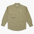 Nike Acg Dri-fit Uv Devastation Trail Shirt Khaki