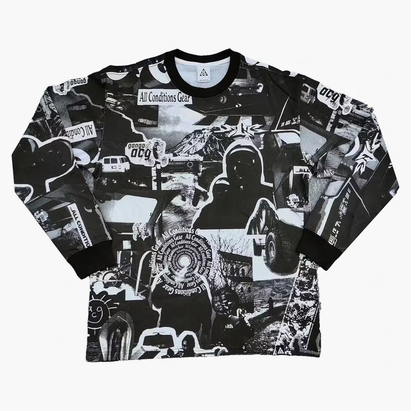 Nike Acg Glacier L/s T-shirt Black/white