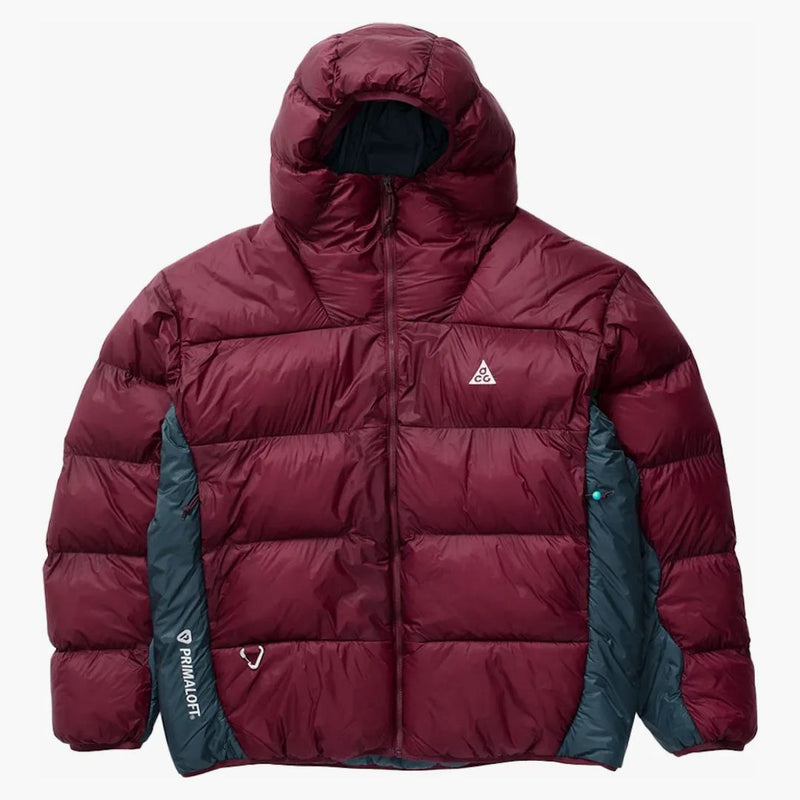 Nike Acg Therma-fit Adv Lunar Lake Jacket Night Maroon/deep Jungle