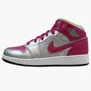 Jordan 1 Mid Metallic Silver (gs)