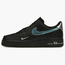 Nike Air Force 1 '07 Low Black Blue Lightning