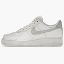 Nike Air Force 1 '07 Mini Swooshes White Sail Metallic Silver Pure Platinum (women's)