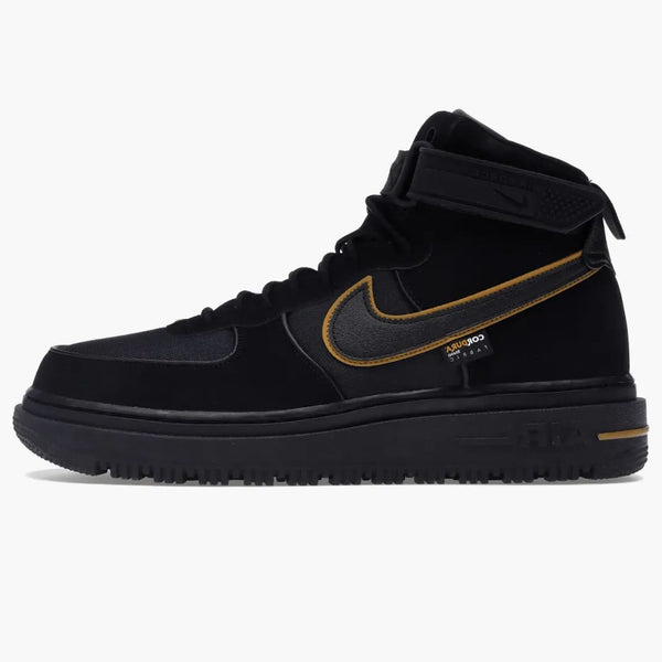 Nike Air Force 1 Boot Cordura Black Gold