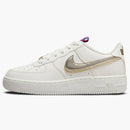 Nike Air Force 1 Lv8 Double Swoosh Silver Gold (gs)