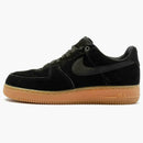Nike Air Force 1 Low '07 Black Suede Gum