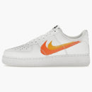 Nike Air Force 1 Low '07 Spray Paint Swoosh White Safety Orange