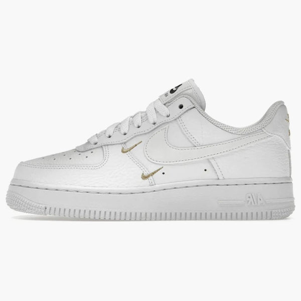 Nike Air Force 1 Low 07 Essential White Metallic Gold (women's)