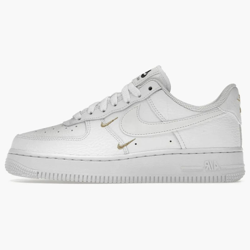 Nike Air Force 1 Low 07 Essential White Metallic Gold (women's)