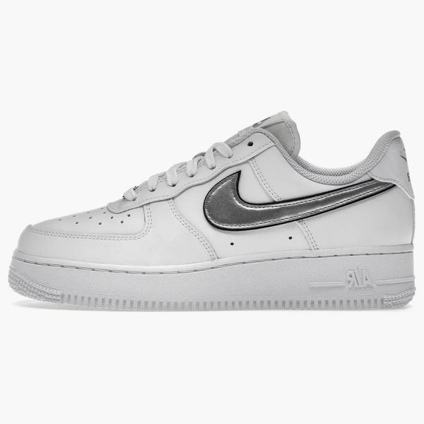 Nike Air Force 1 Low '07 Essential White Metallic Silver Black (women's)