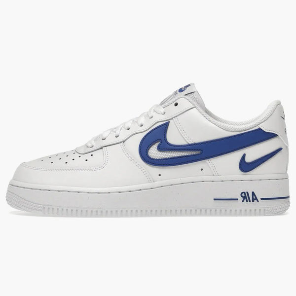 Nike Air Force 1 Low '07 Fm Cut Out Swoosh White Game Royal