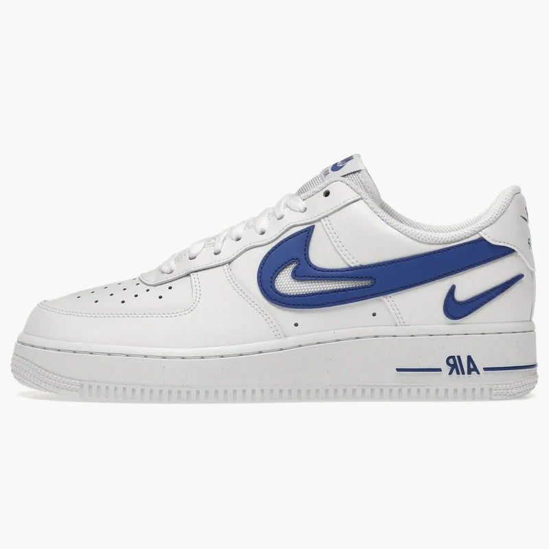 Nike Air Force 1 Low '07 Fm Cut Out Swoosh White Game Royal