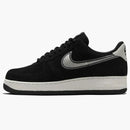 Nike Air Force 1 Low '07 Lv8 Black Sail Embroidered Swoosh