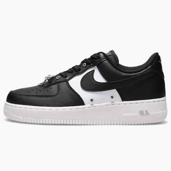 Nike Air Force 1 Low '07 Prm Black White Metallic Silver