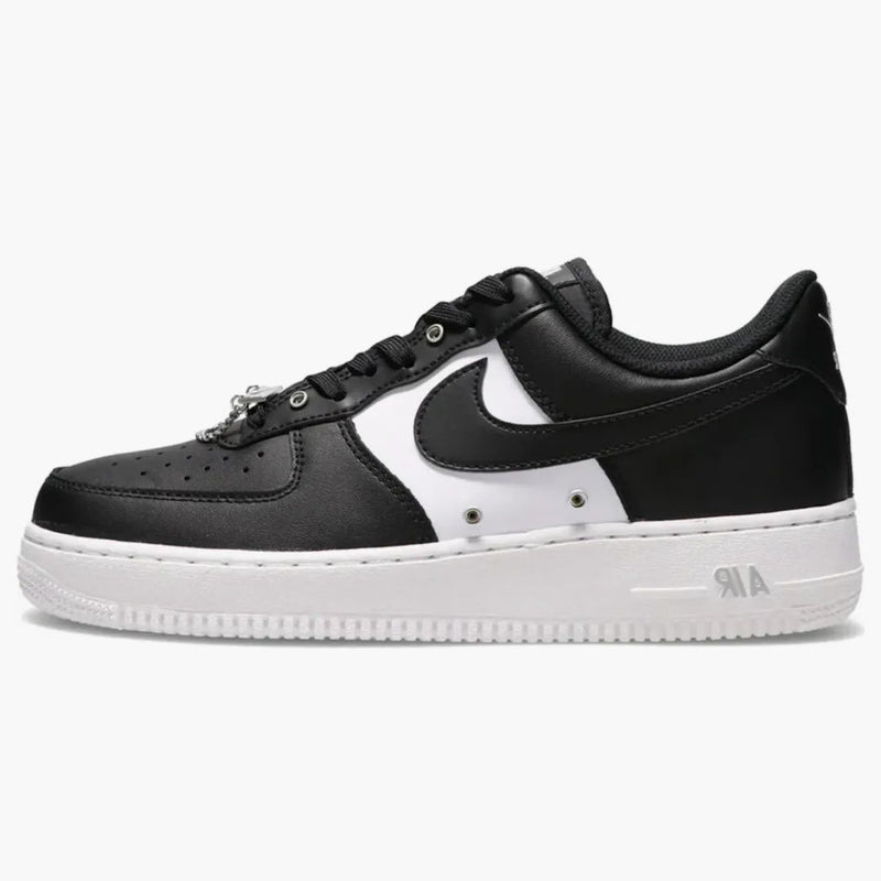 Nike Air Force 1 Low '07 Prm Black White Metallic Silver