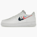 Nike Air Force 1 Low '07 Quadruple Swoosh White Navy Crimson