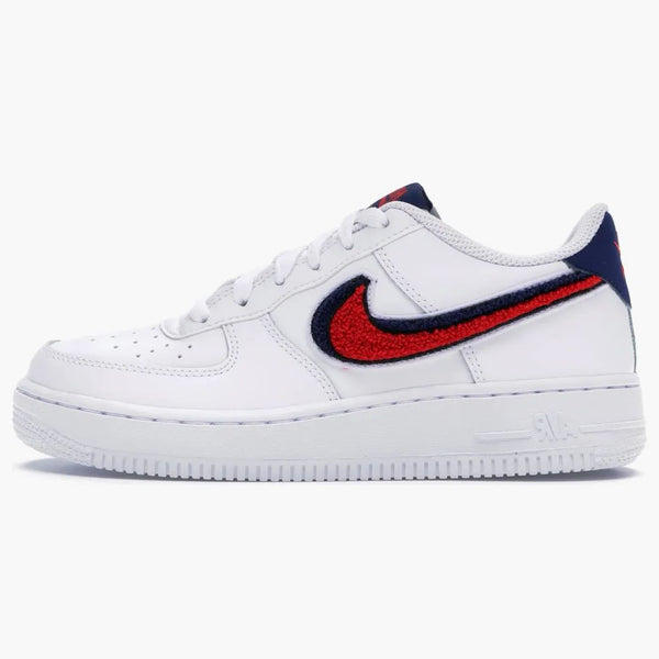 Nike Air Force 1 Low 3d Chenille Swoosh Usa (gs)