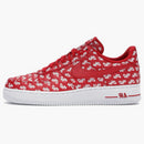 Nike Air Force 1 Low All Over Logo Red