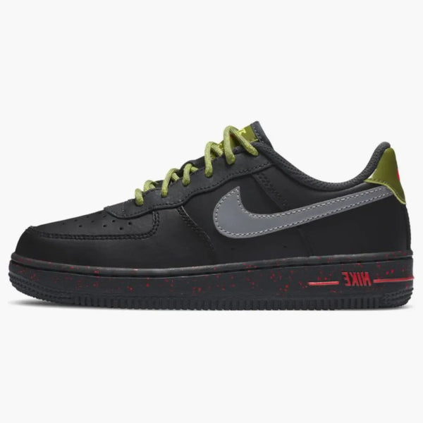 Nike Air Force 1 Low Black Asparagus (ps)