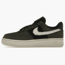 Nike Air Force 1 Low Black Light Bone Faux Fur (women's)