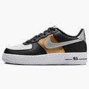 Nike Air Force 1 Low Black Metallic Silver (gs)