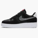 Nike Air Force 1 Low Black Pink Blast Metallic Silver (women's)