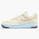 Nike Air Force 1 Low Crater Sail Total Orange Ice Blue (women's)