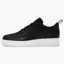 Nike Air Force 1 Low Cut Out Reflective Swoosh Black Blue