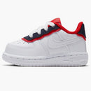 Nike Air Force 1 Low Double Layer White Obsidian Red (td)