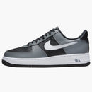 Nike Air Force 1 Low Grey Black Cut Out Swoosh