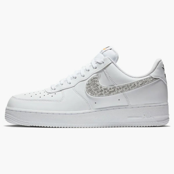 Nike Air Force 1 Low Just Do It Pack White Clear