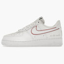 Nike Air Force 1 Low Just Do It White Noble Green Metallic Silver University Red